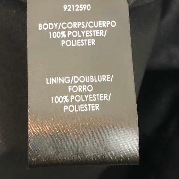 Love by Theia BHLDN Tiered Mini Dress Black White - Picture 6 of 6